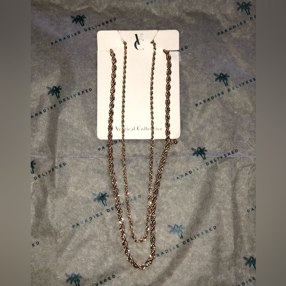 ✨Vertical collective gold necklaces